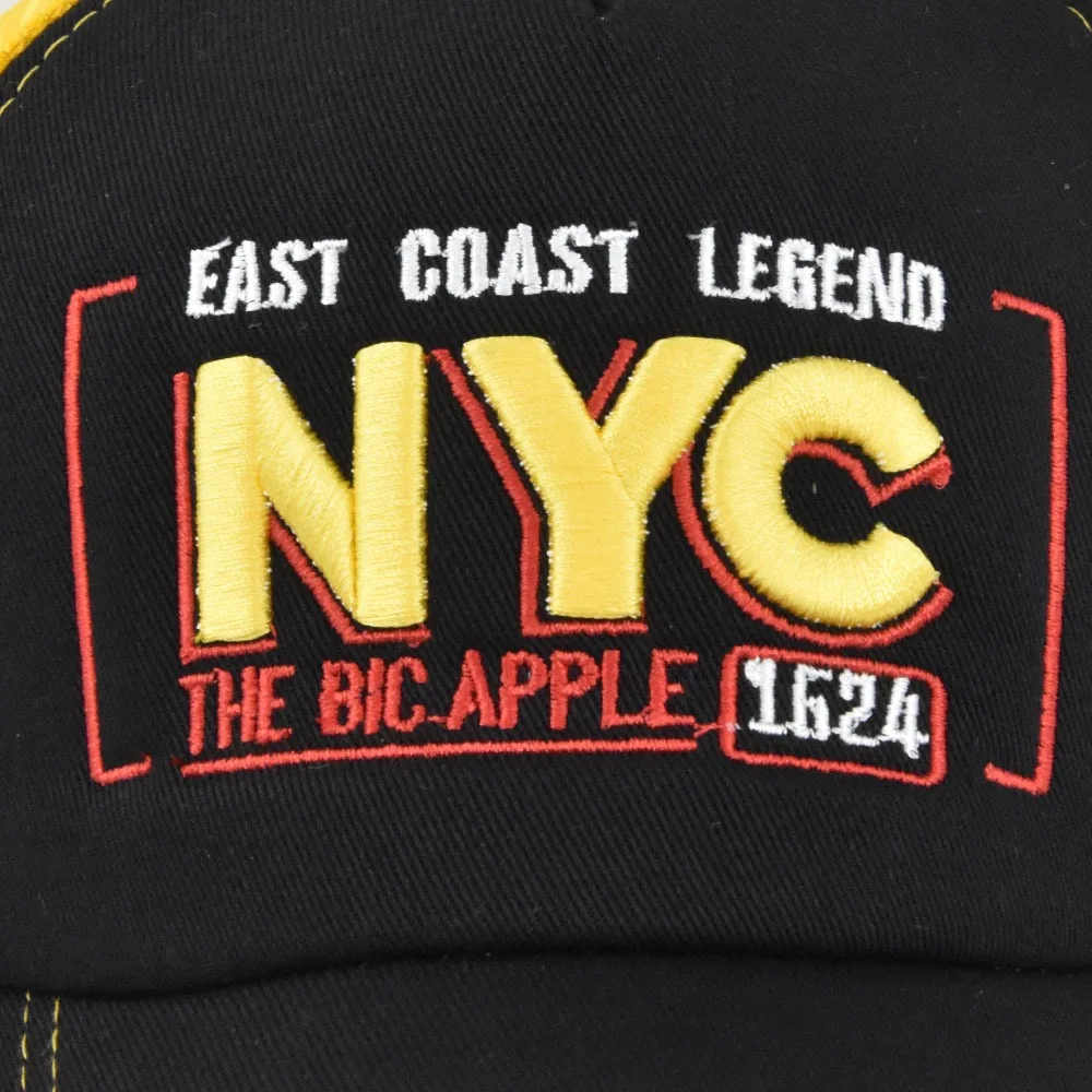 New Style Unisex Baseball Cap Classic NYC Letter Pattern Mesh Cap Men And Women Breathable Streetwear Summer Trucker Hat