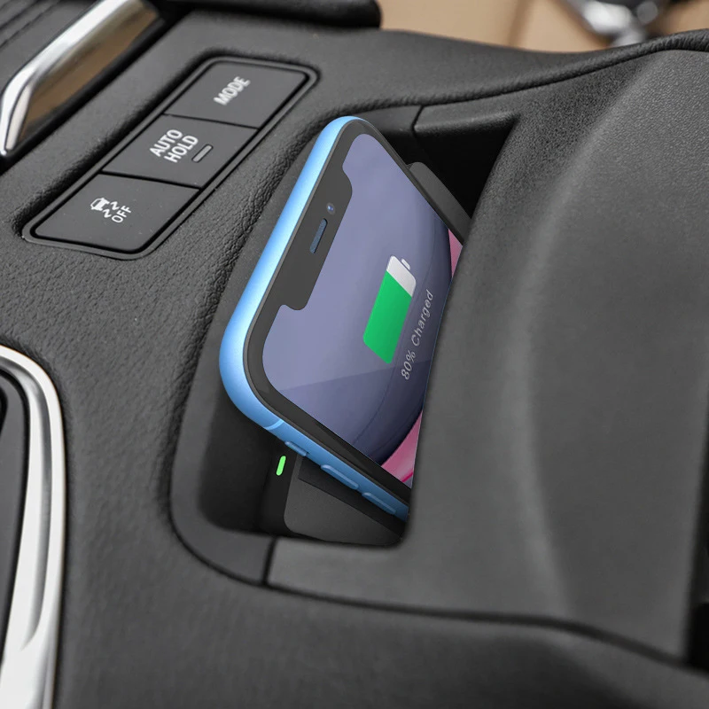 

15W Car QI wireless charger for Cadillac XT5 XT6 2020 2021 2022 2023 wireless phone charger fast charger charging pad plate