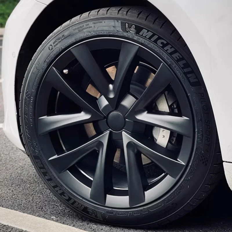4PCS 18Inch Wheel Caps Automobile Hub Cap Performance Replacement Wheel Hubcap Full Rim Cover For Tesla Model 3 Accessories for wheel hub covers,wheel hub caps