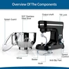Household Chef Machine Multi functional Commercial Desktop Electric Eggbeater Food Mixer 110V220V and Noodle Machine 5