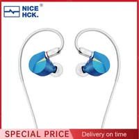 NICEHCK F1 Pro HiFi Music Earphone 14.2mm Planar Diaphragm Driver 2Pin in Ear Monitor Metal Aluminum Alloy IEM Headphones 4.4mm 1