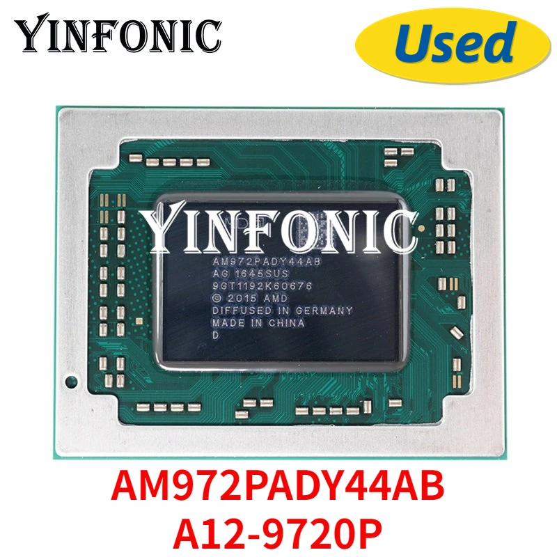 AM972PADY44AB remis à neuf A12-9720P quad core BGA Chipset avec boule