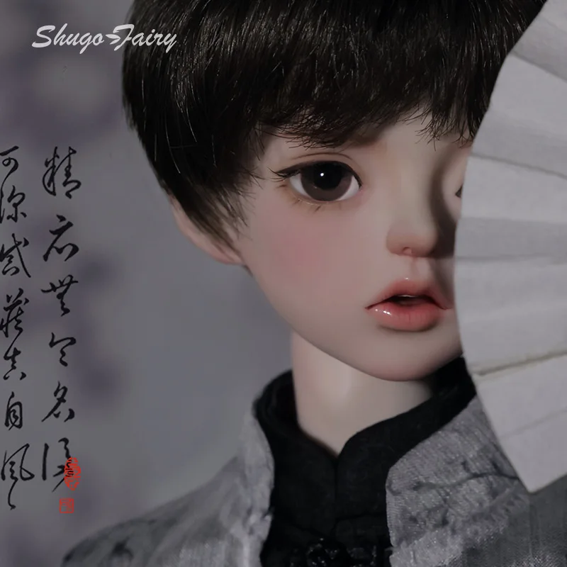 

Shuga Fairy 1/4 Pelette Bjd кукла Yuma бумажный веер, Новый китайский стиль, классическая атмосфера, соединенная кукла, обязательная коллекция