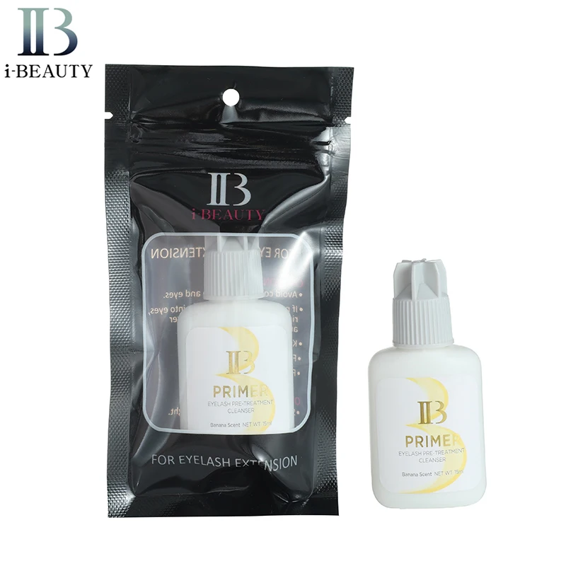 I Beauty Eyelash Extension Glue Primer Banana Scent Clear Glue Primer 15ML IB for Professional 5