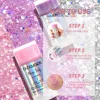 Body Glitter Stick, Singer Music Rave Festival, Rotating Mermaid Face Glitter Stick, Holographic Glitter for Face/Body/Hair/Eye 6