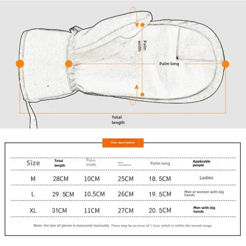 Winter Skiing Gloves Waterproof Snowboarding Touch Screen Thermal Thick Snow Ski Gloves for Men Women Snowmobile Warm Mittens