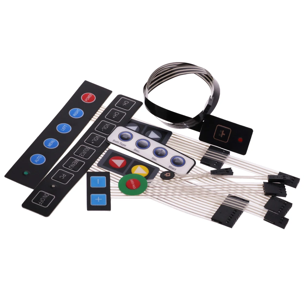 Arduino DIY Kit 1 2 3 4 5 6 7 8 Key Button Membrane Switch Matrix Array Keyboard Keypad Control Panel Pad For Arduino Smart Car