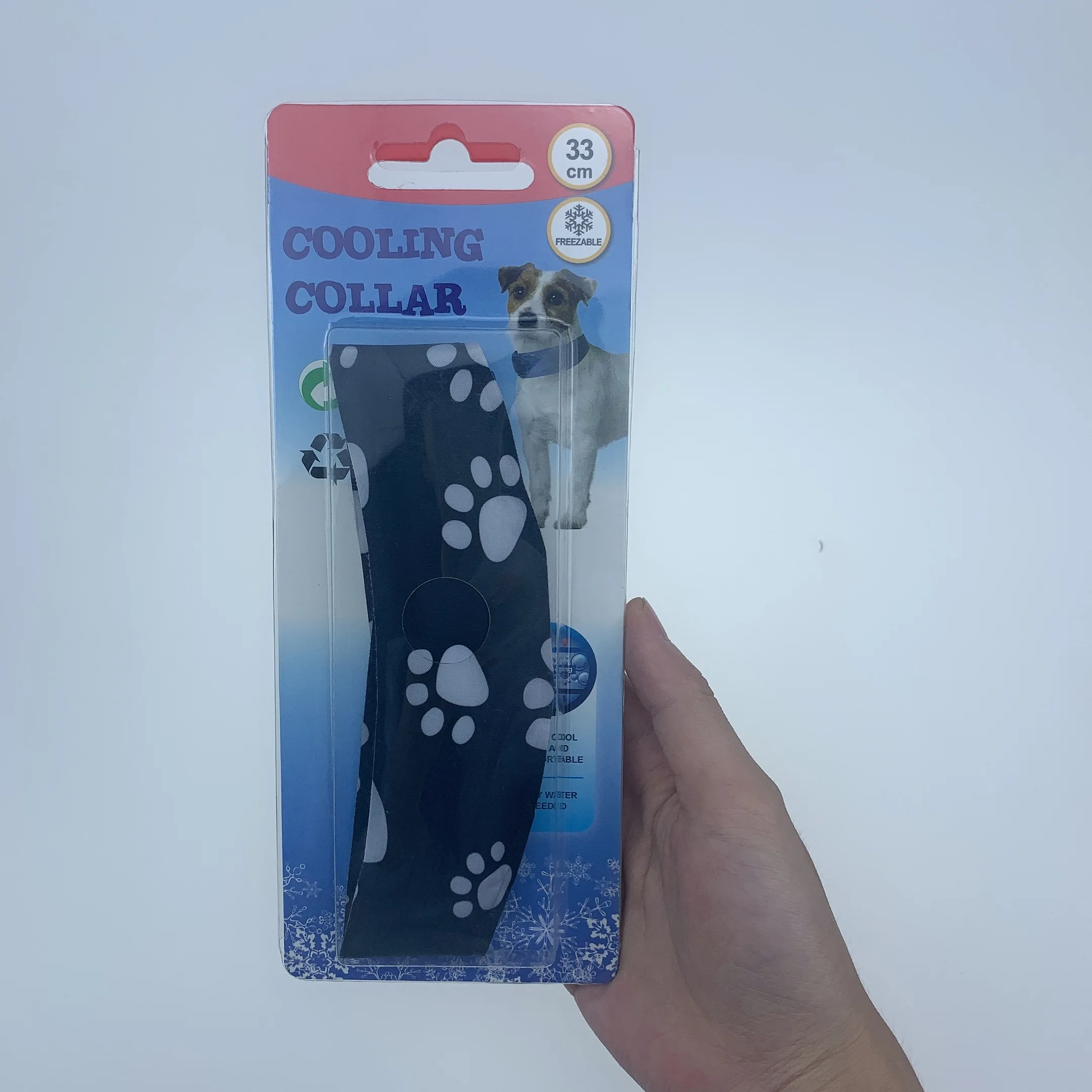 New pet cooling bib Summer cool ice pad heatstroke dog ice bag collar Adjustable cooling collar bib summer dog supplies
