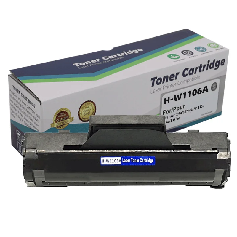 1-4 Toner XXL für HP W1106A 106A Laser 107a 107w MFP 135w 135wg 137fnw