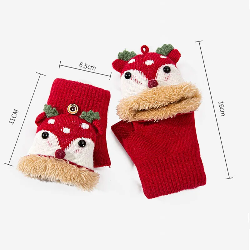4-12 Years Children Winter Gloves for Girls Boys