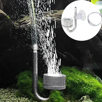Acquario CO2 Atomizzatore Serbatoio di Pesce di Controllo Acqua Atomizzatore Reattore Per Solenoide Regolatore Sistema di CO2 Diffusore Acquario Accessori