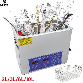 Ultrasonic Cleaner 2L 3L 6L 10L Ultrasound Bath for Glasses Jewelry Lens Board Cleaner Ultrasonic Washing Machine Dishwasher 1