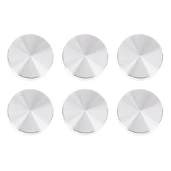6 Pcs Solid Cd Cake Glass Tops Adapter Gasket Table Round End Tables Hardware Alloy Round End Tables Hardwares Stickers