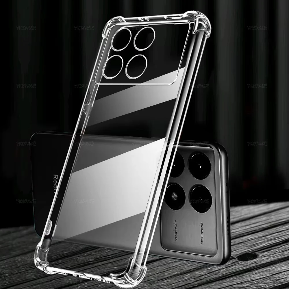 Shockproof Soft Silicone Airbag Clear TPU Phone Case