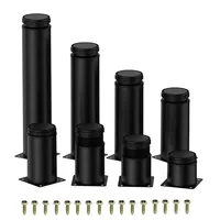 4-Pack Adjustable Stainless Steel Furniture Legs (5-30cm) - for Cabinets, Tables, Sofa & More 2