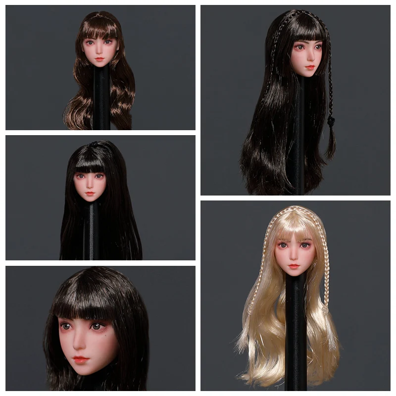 

Экшн-фигурка в масштабе 1/6, аксессуары для кукол, красивая Лепка головы для PHICEN/TBL Tan Skin, коллекционные фигурки 12 дюймов B0510