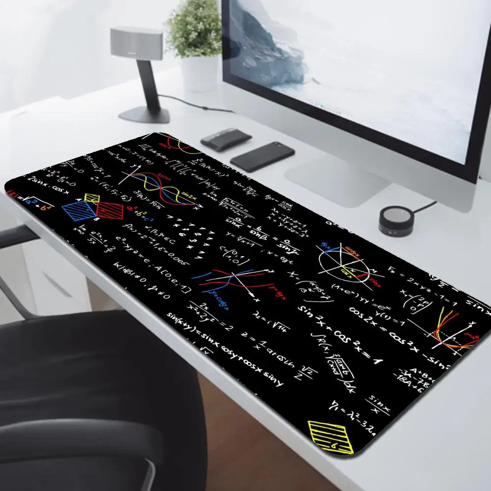 FC Physics Large Gaming Mouse Pad With Stitched Edges, Extended Mousepad With Superior Neoprene Non Slip Base Water Resist Keyboard Pad Desk Mat Gamer Office Ho