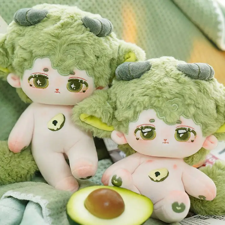 

New Avocado Cotton Doll Avocadoll 20cm Soft Plush Naked Doll