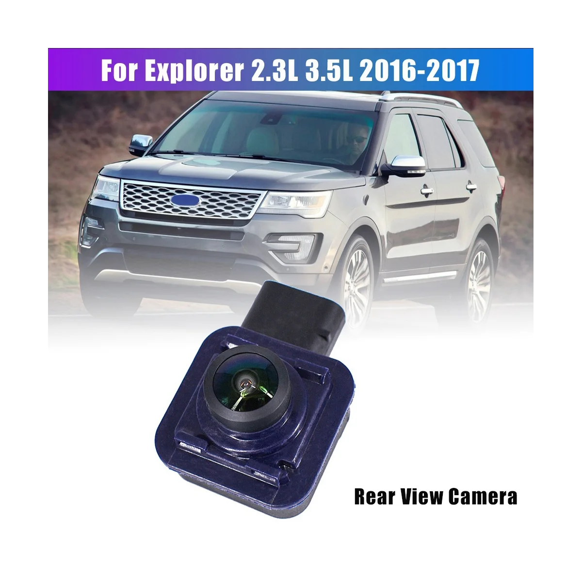 GB5T-19G490-AB New Rear View Camera Reverse Camera Parking Assist Backup for Ford Explorer -