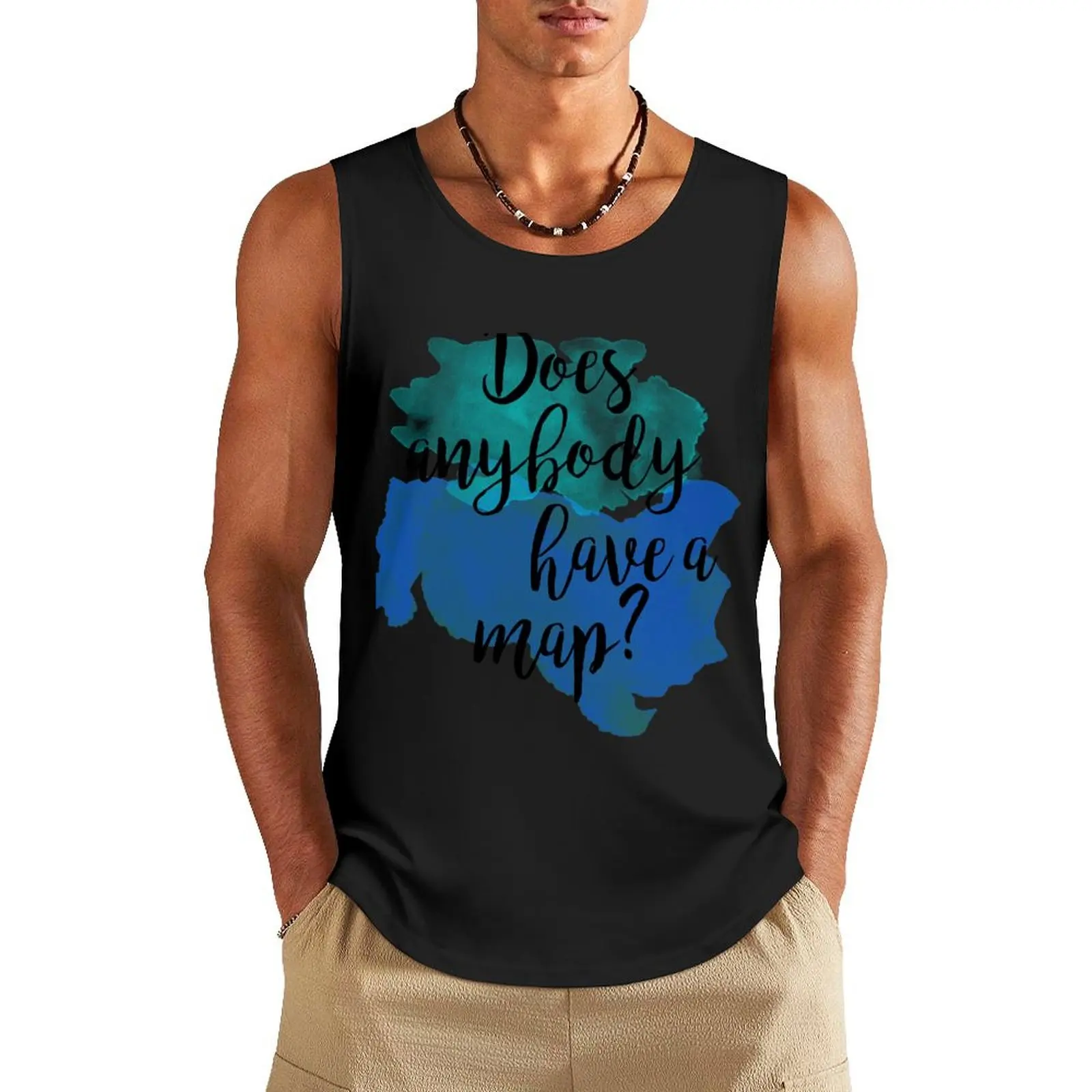 

Does anybody have a map Tank Top Men's gym articles T-shirt men sleeveless jackets sexy clothes men