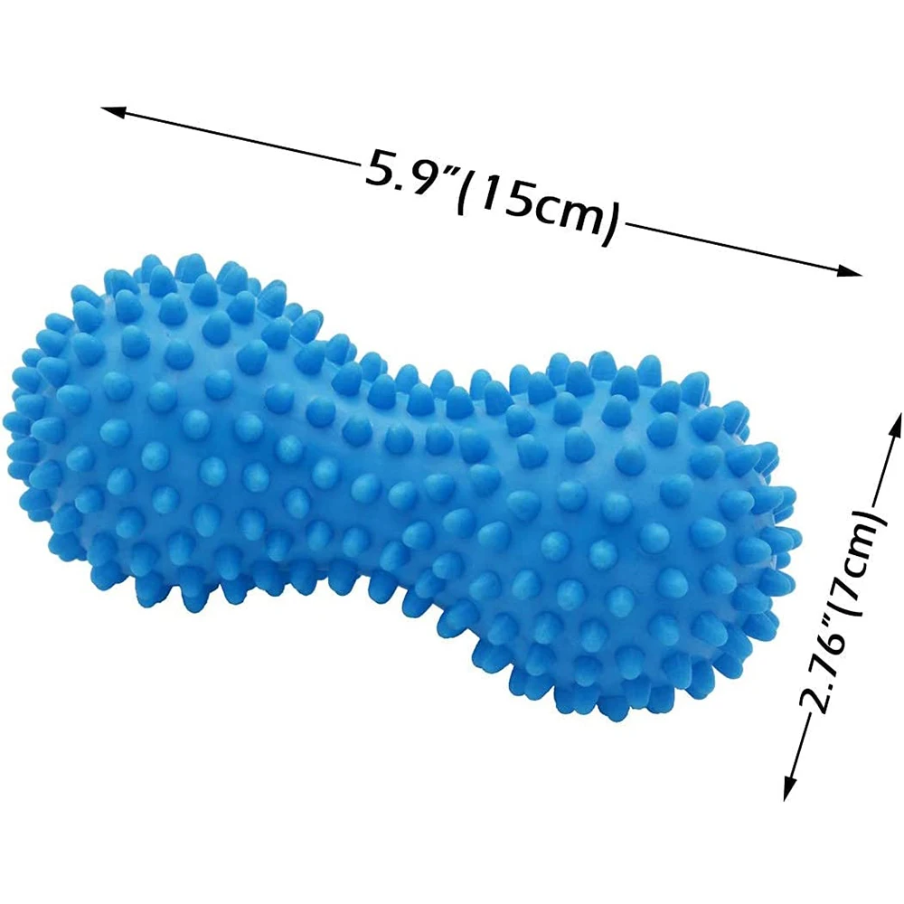 Peanut Massage Ball Double Lacrosse Massage Ball for Physical Therapy Plantar Fasciitis, Yoga Crossfit, Therapy, Muscle Relaxer
