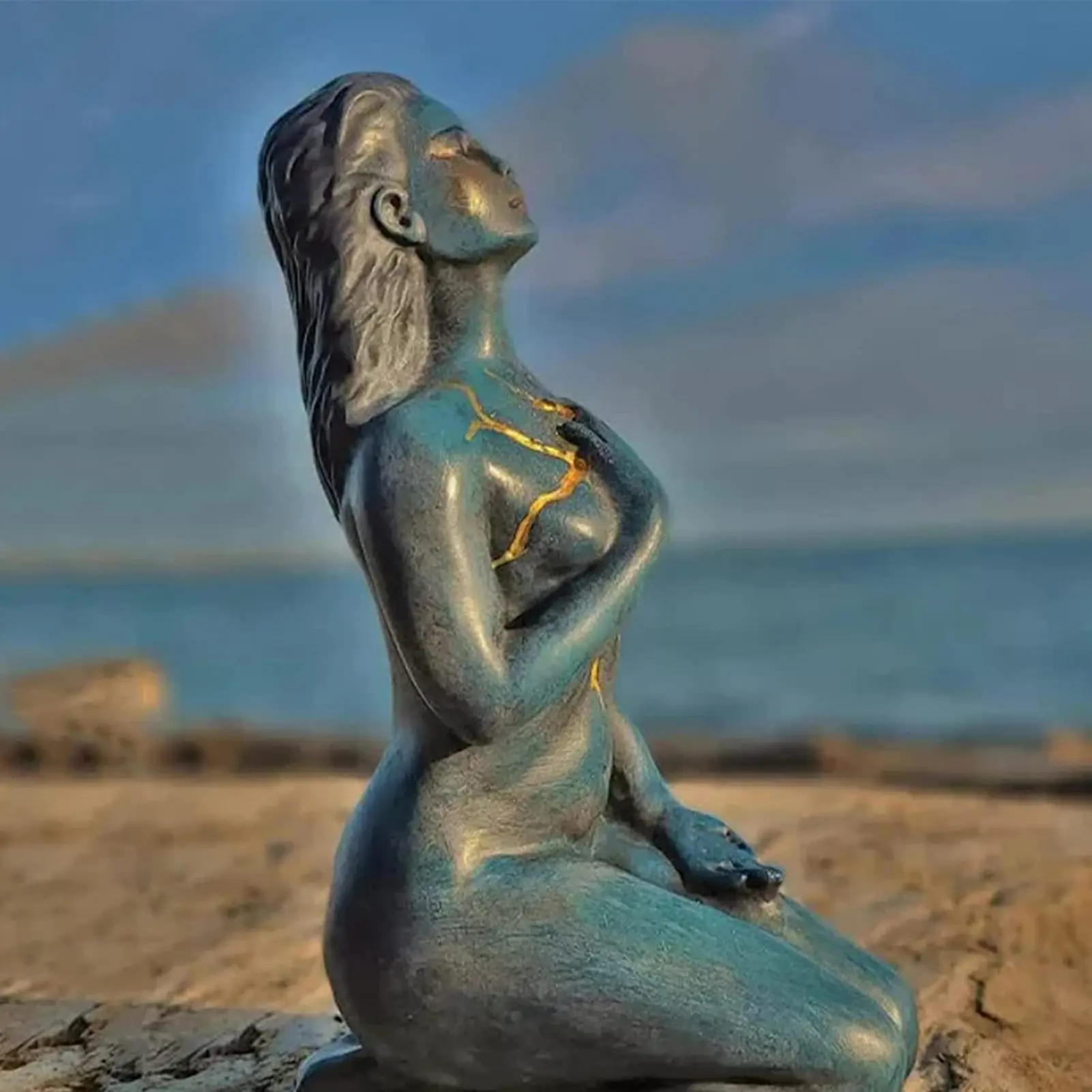 

Goddess Statue Home Decor Gifts Self Love And Shaping Spirit Goddess Figurine Healing Goddess Sculpture Abstract Portrait