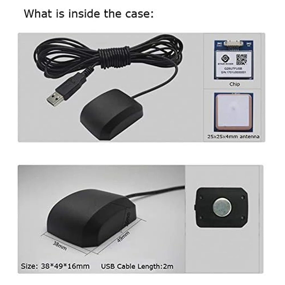Modulo GPS G-Mouse G72 USB - Ricevitore GNSS (GPS/GLONASS/BeiDou) Per Windows, Linux, MacOS - Nuovo