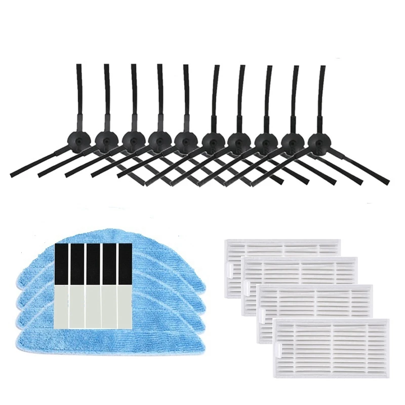 

Side Brush Hepa Filter Mop Pad For Chuwi Ilife V5 V5S V3 V3S V5 Pro X5 Robot Vacuum Cleaner Parts Accessories