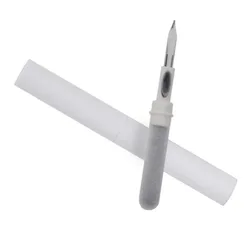 2 - in - 1 Earphones and Earbuds Cleaning Kit with Precision Cleaning Pen and Multi - Function Brushes (White)