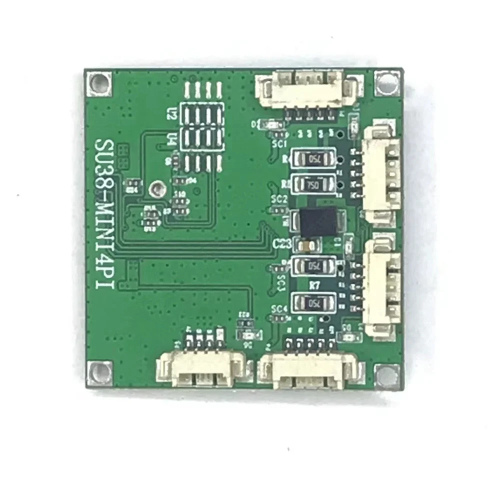 4 10/100M  Industrial Ethernet Switch board 802.3af/AT port power supply 100M switch PD separation buck 12vTemperature-40 to 75℃