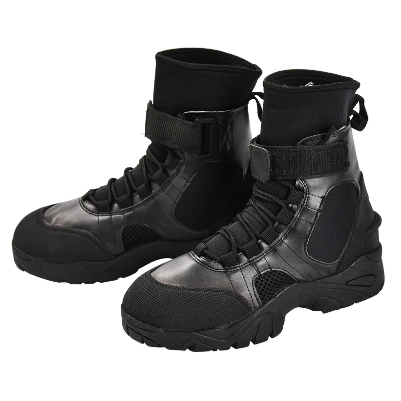 Men's Fishing Wading Boots Breathable Upstream Shoes Outdoor Anti-slip Fly Fishing Waders Rubber Sole Boot Sea Boating Sports