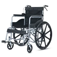 Fauteuil roulant manuel pliant léger maison hôpital handicapé personnes âgées mobilité fauteuil roulant Portable 2