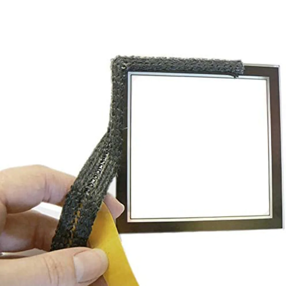 

Sealing Strip Stove Rope Black Chimney Door Seals Fiberglass Fireplace Lightweight Temperature Resistance 18mmx3mm