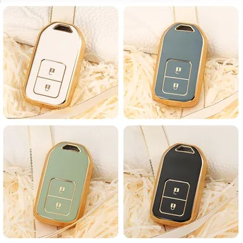 Cover chiate/telecomando per Honda Civic City Accord CRV XR-V odissea Vezel Jade Crider misura telecomando 2019 2020 portachiavi - Coperture di caso chiave dell automobile di TPU per Honda Civic City Accord CRV XR