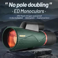 ASKCO 8-16X56 ED Glass Monocular Telescope SMC Coating Long Range IPX7 Zoomable BAK4 Portable Anti shake Binoculars for Hunting 2
