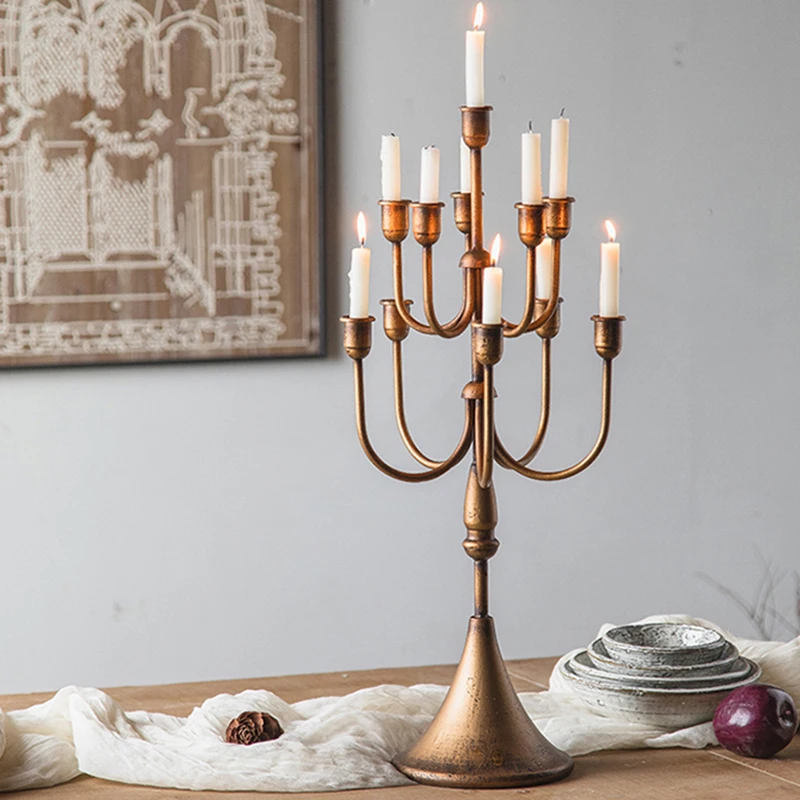 

Wedding Candle Holders Menorah Hanukkah Table Centerpieces Candle Accessories Nordic Style Candles Holders Decoration YYY35XP