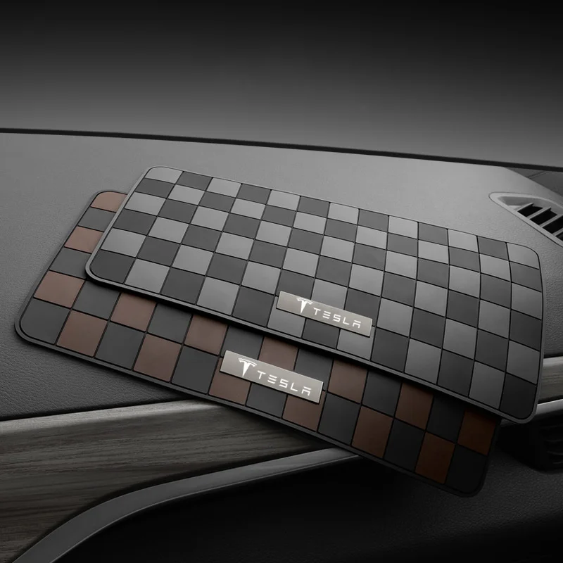 Tappetino Antiscivolo Per Auto Per Tesla Model 3 Model X Model S Model Y Anti Slide Dash Mount Dashboard Phone Pad Mat Accessori Interni