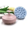 Silicone Shampoo Brush Head Scalp Massage Comb Clean The Scalp Thoroughly Body Massage Brush Bath Brush Salon Hairdressing Tool 5
