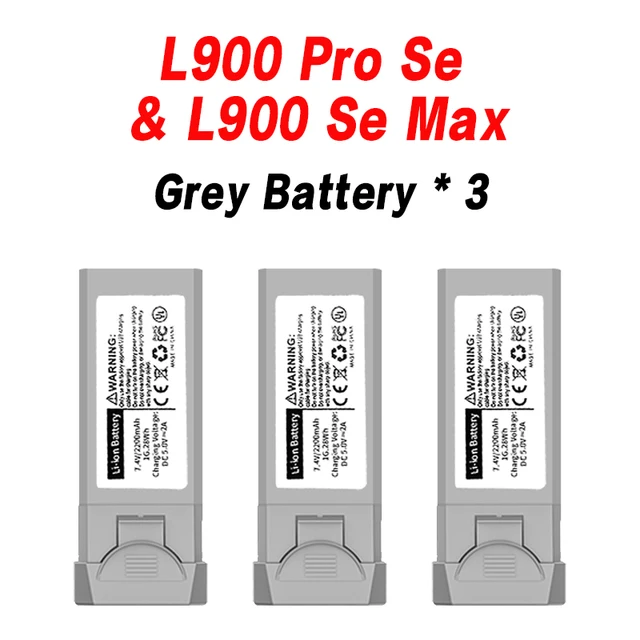 LYZRC L900 Pro Se Battery 7.4V 2200mAh L900 Se Max Original Battery L900 Prose/Semax Spare Rc Drone Quadcopter Accessories Parts - ProSe SeMax Gy 3B