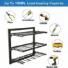 3 Layer/ 2 Layer Wall Mounted Sorting Rack Household Electric Tool Storage Rack For Power Tool Easy Access Display Tool Rack 3