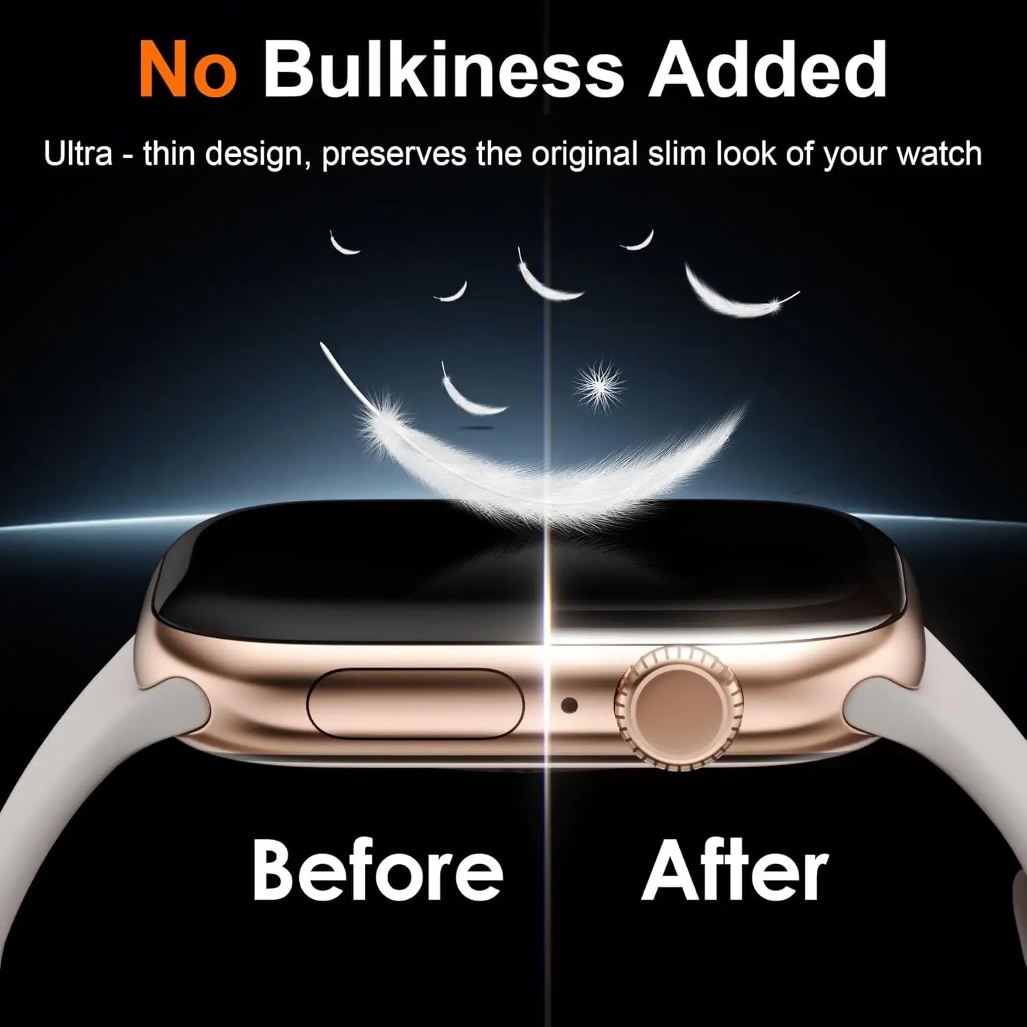 Premium Ceramic Film Screen Protector for Apple Watch - Durable, High Clarity Shield