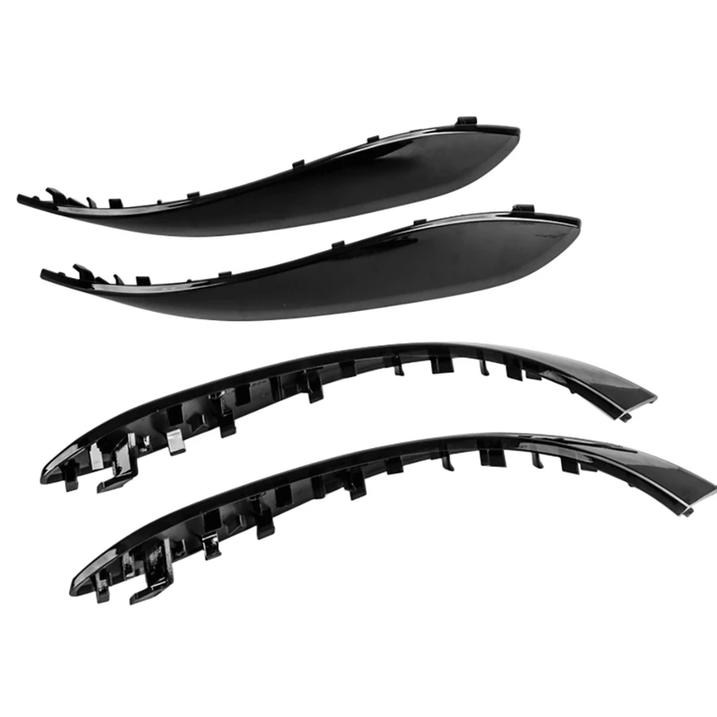 4pcs Car Inner Door Handle Trim Pull Grab Panel Handle Replacement For