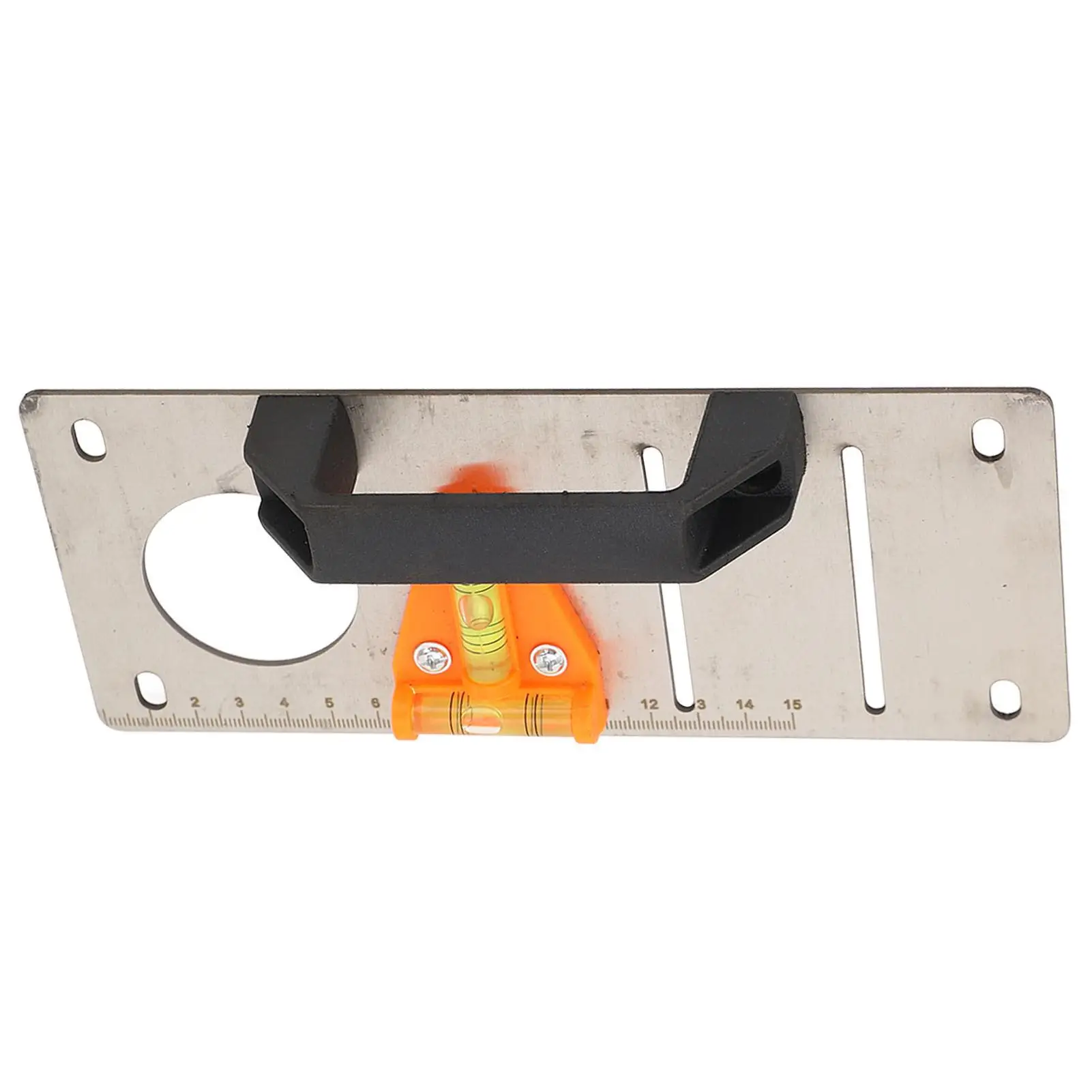 Stainless Steel Level Measuring Ruler Construction Tool Marking Positioning Slot Template