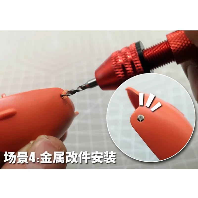 Drill Bits Tool Set for ABS Plastic Model Drilling Punching Hobby DIY 10pcs