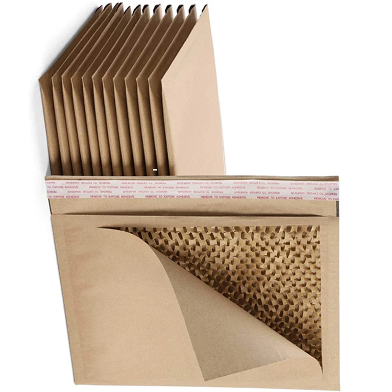 100pcs oneycomb 종이 봉투 쿠션 보호 온라인 쇼핑 Packagingemballage vtementbuffer 종이