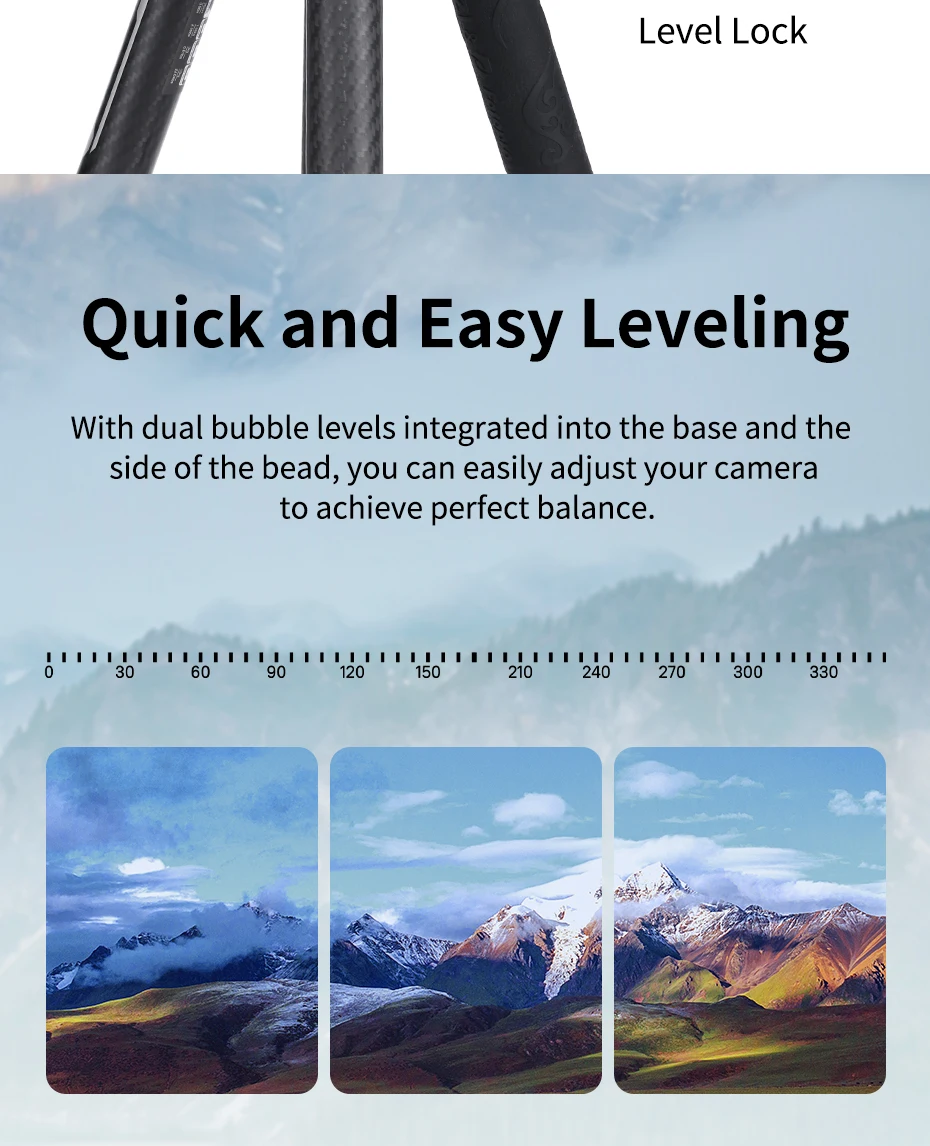 EH09 Inverted Ball Head for Tripod Arca-Swiss Compatible Support Vertical&Horizo