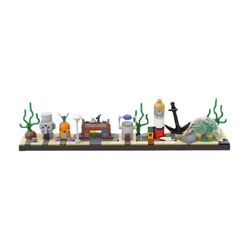 

Строительные блоки MOC foam, приключения, городской пейзаж, вид на улицу, сборные кирпичи, Детские аксессуары, коллекционный подарок на день рождения