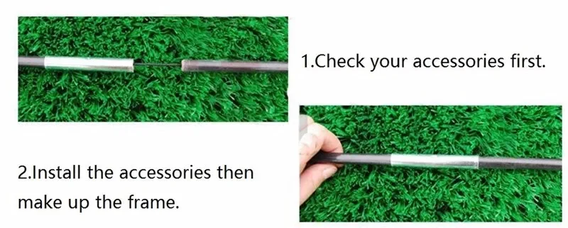 2M Golf Praxis Net Golf Schlagen Käfig Indoor Outdoor Garten Grasland Praxis Zelt Golf Training Hause Sport Ausrüstung XA147 + A – Detail 8