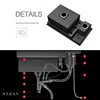 Nanometer Hidden Cup Rinser kitchen Sinks Hidden Flip Cover 304 Stainless Steel 4mm Thickness Handmade Sinks With Trash Can 5