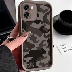 Camouflage Print Shockproof Silicone Protective Phone Case for OPPO A6 5G (HFTYJTMC0002)